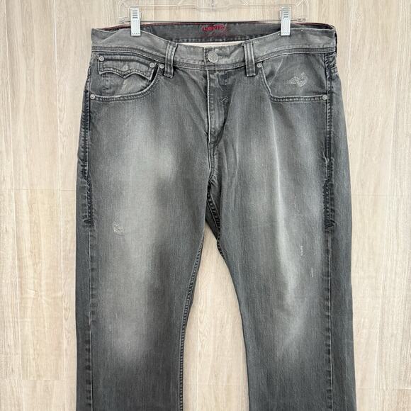 Levi's Limited Edition RED Collection Jeans Mens 36x32 Slim Boot Cut READ - Picture 3 of 16